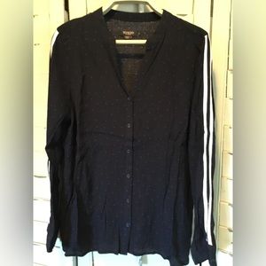 Black/blue blouse by Soaked in Luxury